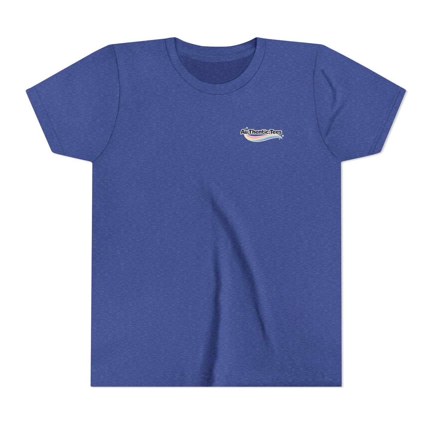 "Breakfast, Lunch & Dinner" Chicken Nugget Graphic Youth Tee — BACK PRINT