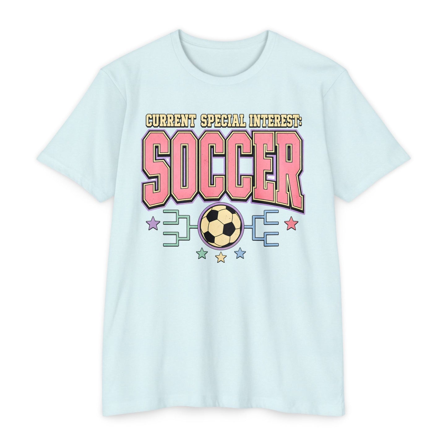 Soccer Graphic T-Shirt — "Current Special Interest: SOCCER" Retro Tee