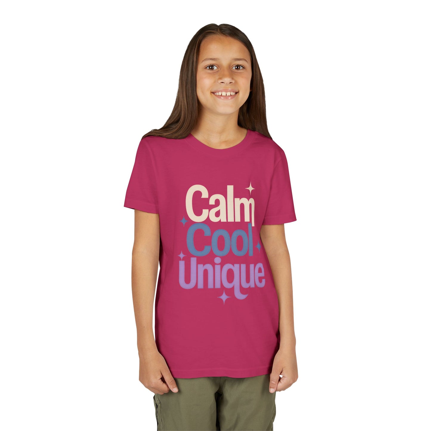 Youth Tee – Calm Cool Unique Retro Graphic Kids Shirt