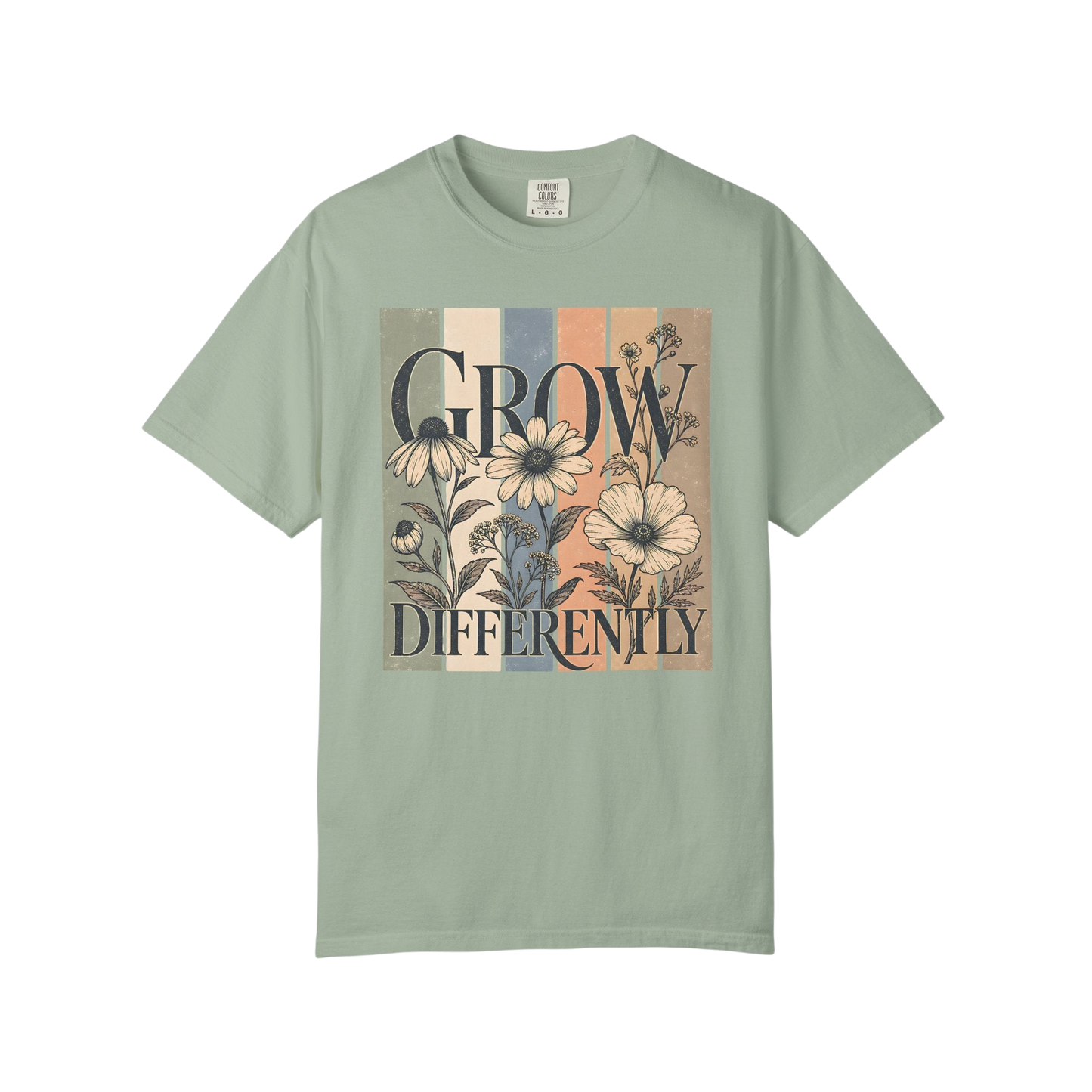 Grow Differently Floral T-Shirt
