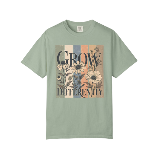 Grow Differently Floral T-Shirt
