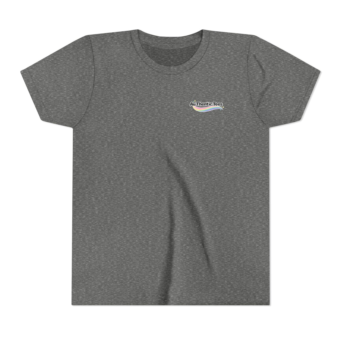 "Breakfast, Lunch & Dinner" Chicken Nugget Graphic Youth Tee — BACK PRINT