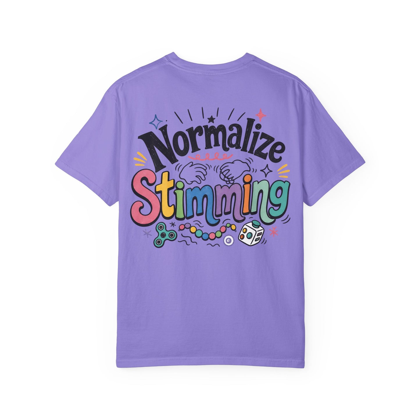 Normalize Stimming T-Shirt — Neurodiversity Awareness Graphic Tee