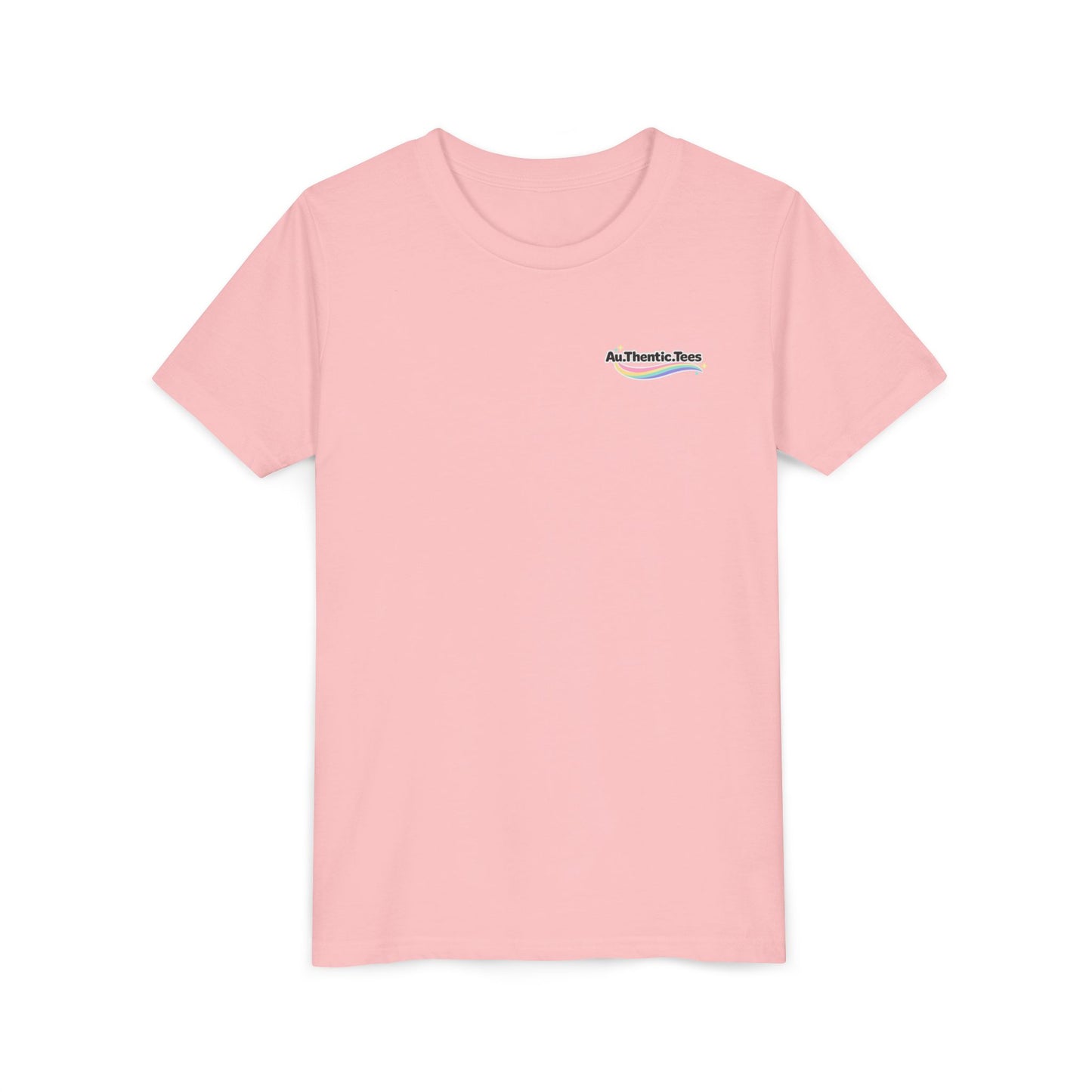 "Breakfast, Lunch & Dinner" Chicken Nugget Graphic Youth Tee — BACK PRINT
