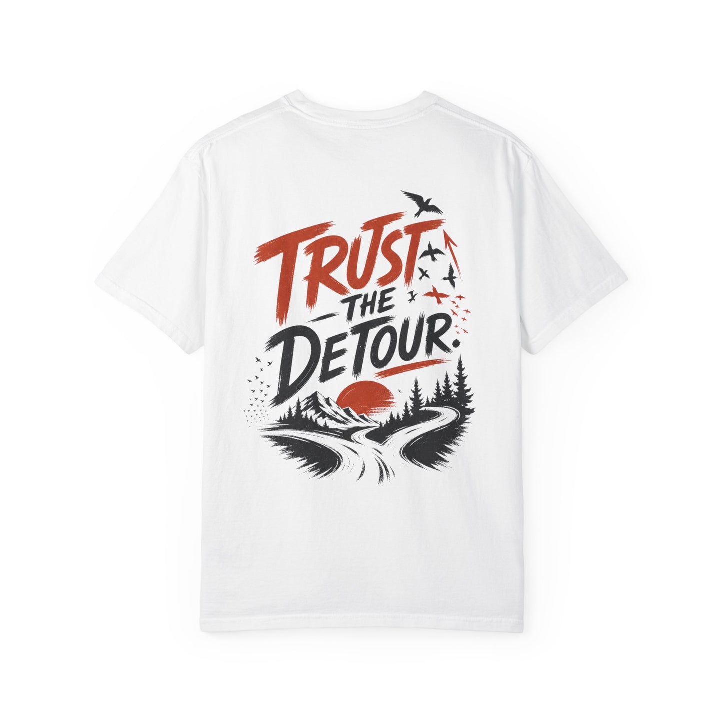 Trust the Detour T-Shirt — ADHD Inspirational Road Trip Graphic Tee
