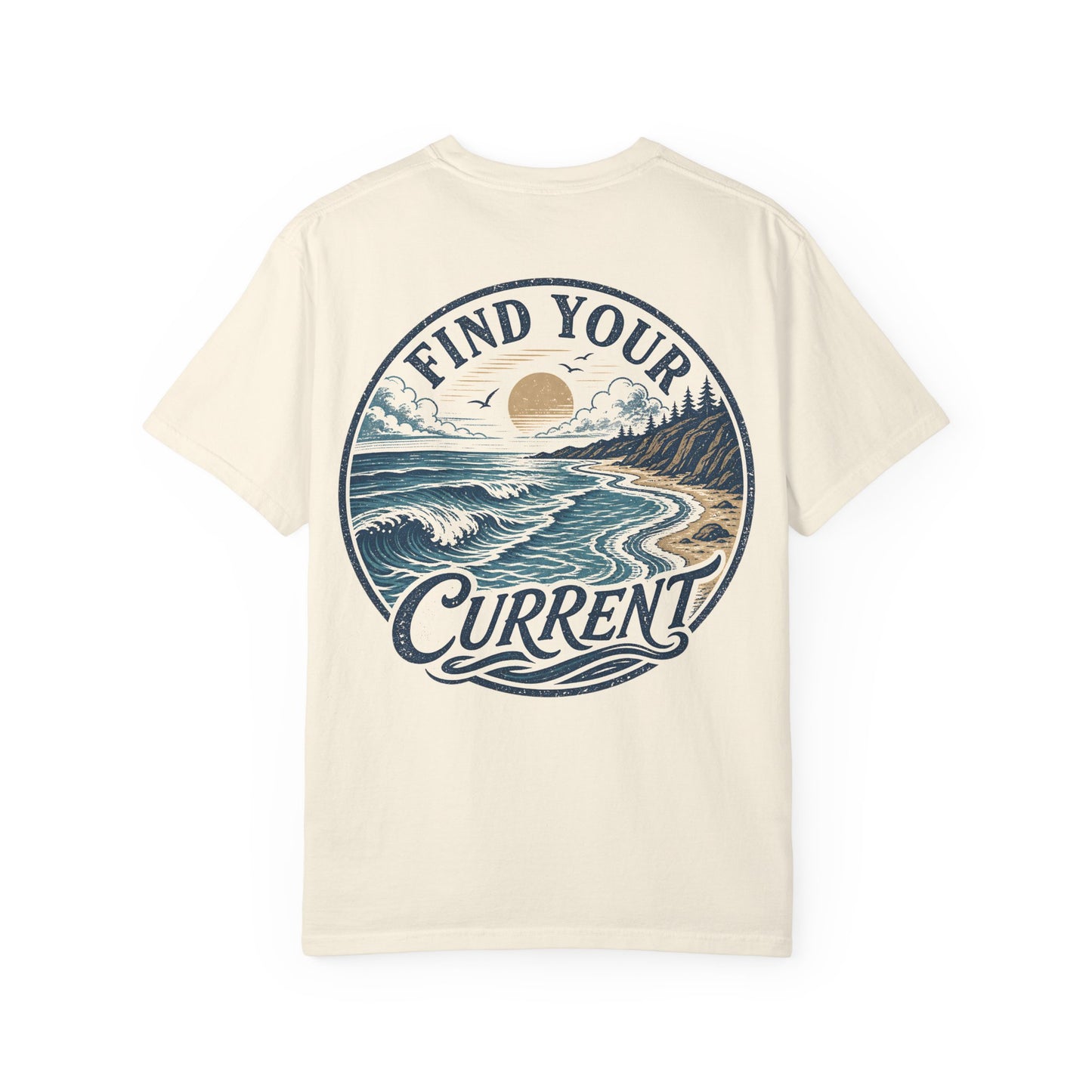 'Find Your Current' Ocean Surf Graphic T-Shirt