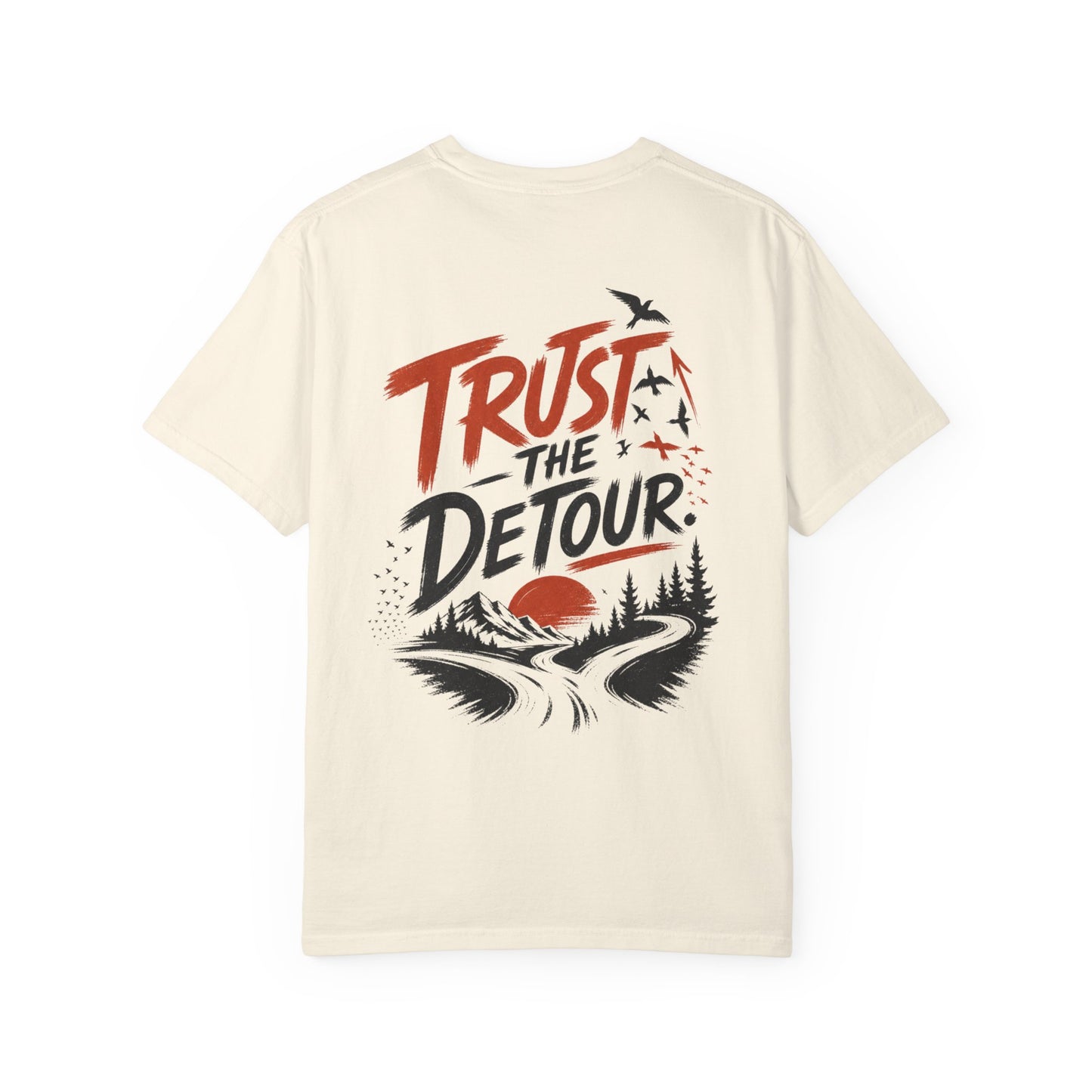 Trust the Detour T-Shirt — ADHD Inspirational Road Trip Graphic Tee