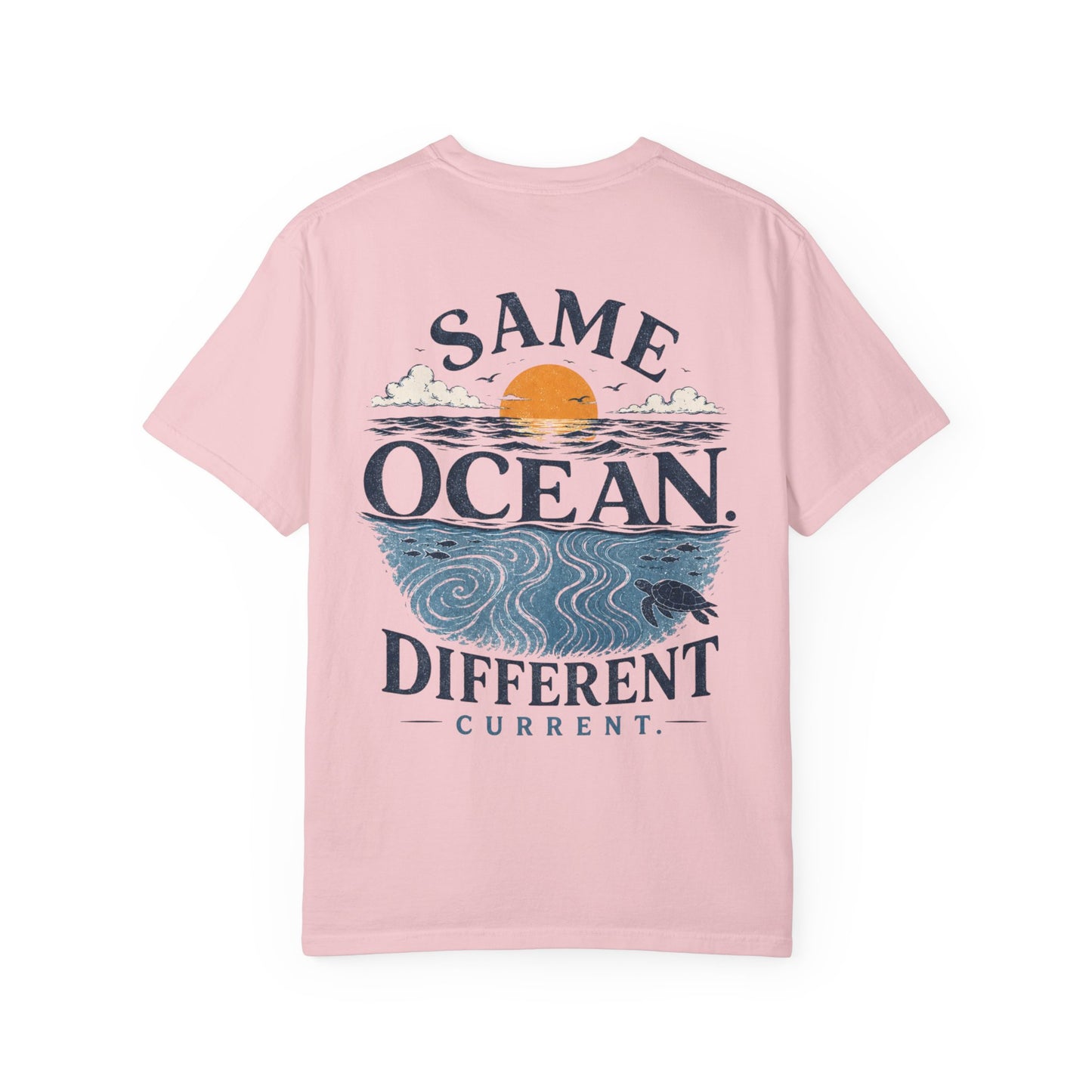 Same Ocean Different Current T-Shirt — Being Neurodivergent Graphic Tee