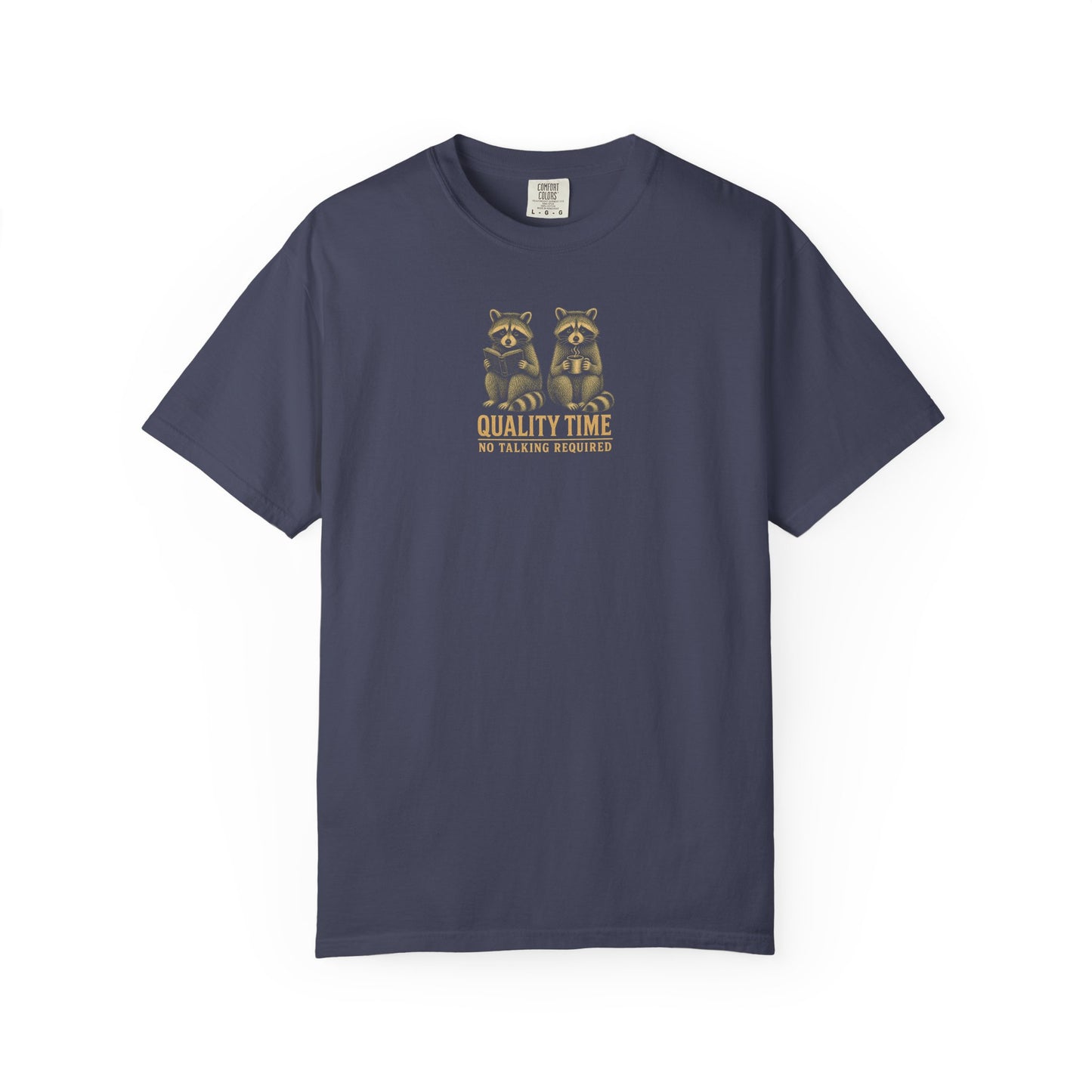 Quality Time Raccoons T-Shirt — Parallel play