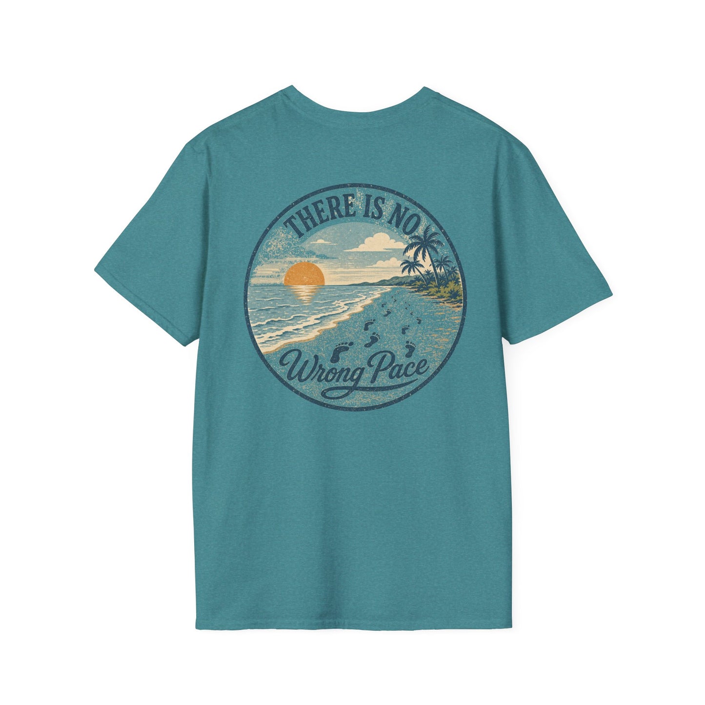 "There Is No Wrong Pace" Vintage Beach Graphic Tee