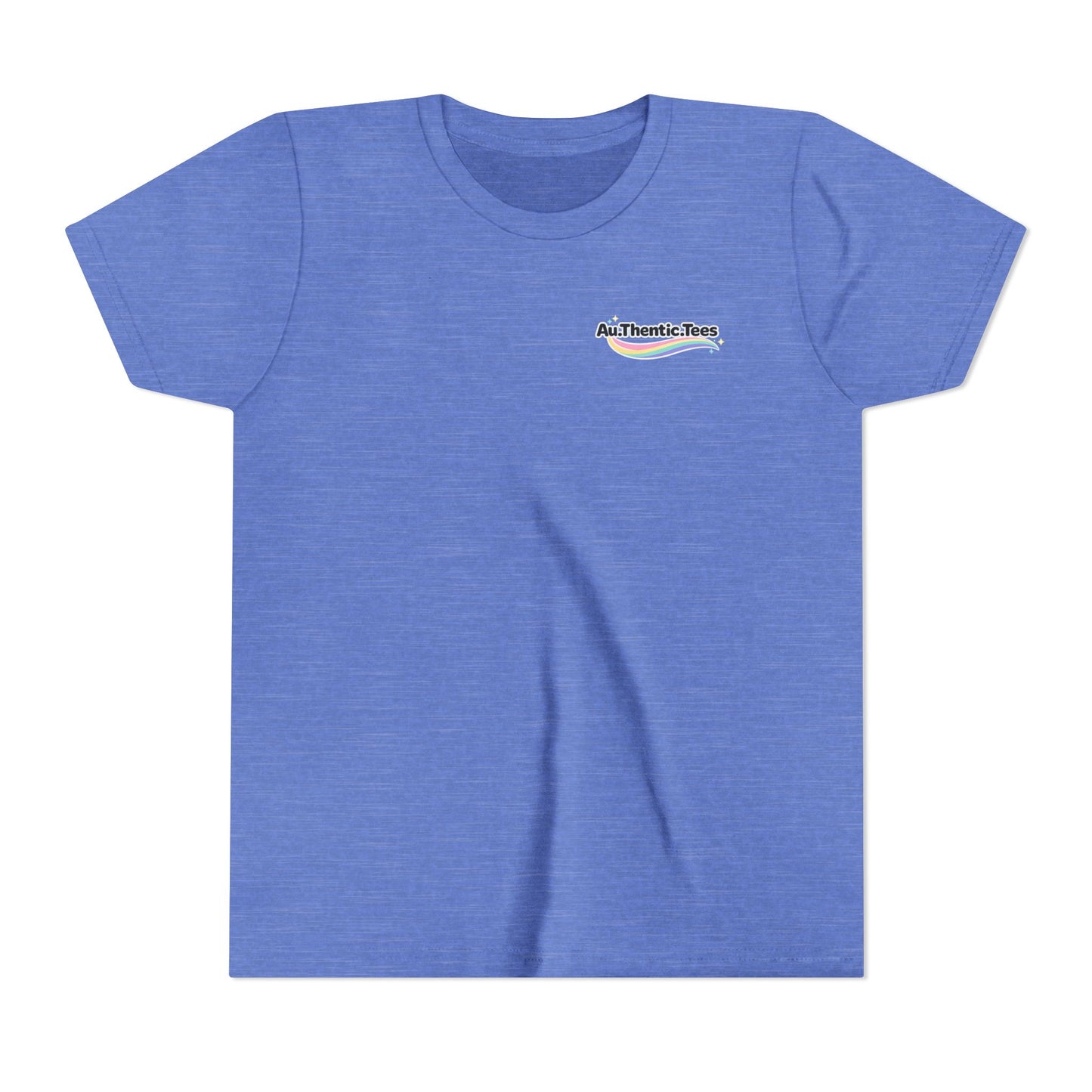 Youth Tee — "Too Much Everything" Cozy Silly Goose Graphic Shirt BACK PRINT