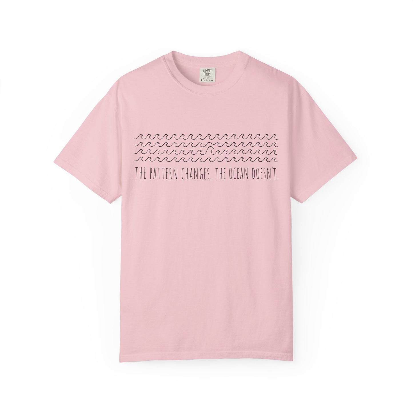 “The Pattern Changes; The Ocean Doesn’t” Ocean Pattern Tee — Graphic T-Shirt
