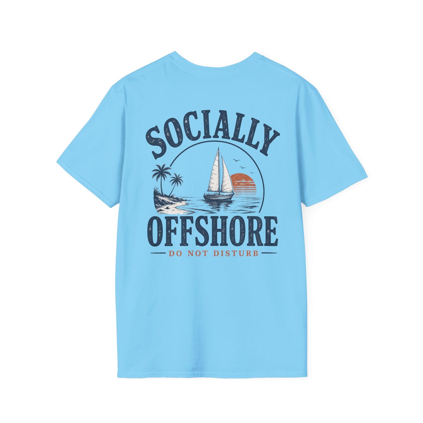 Socially Offshore Graphic Tee – Sailboat Sunset t-shirt