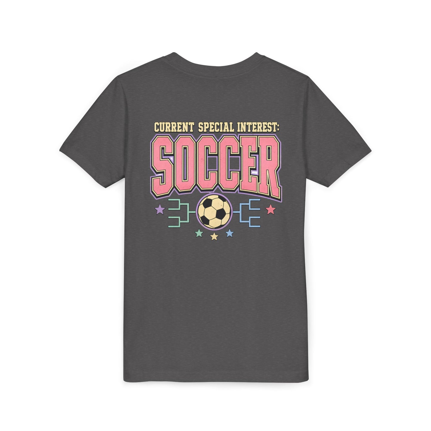 Soccer T‑Shirt – "Current Special Interest: Soccer" Youth Graphic Tee