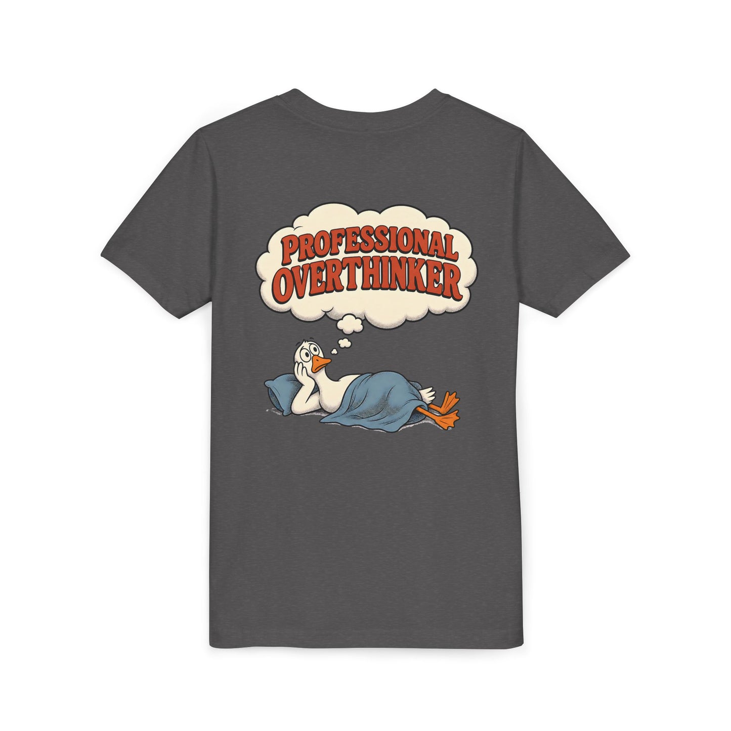 Youth Tee - "Professional Overthinker" Silly Goose Graphic BACK PRINT