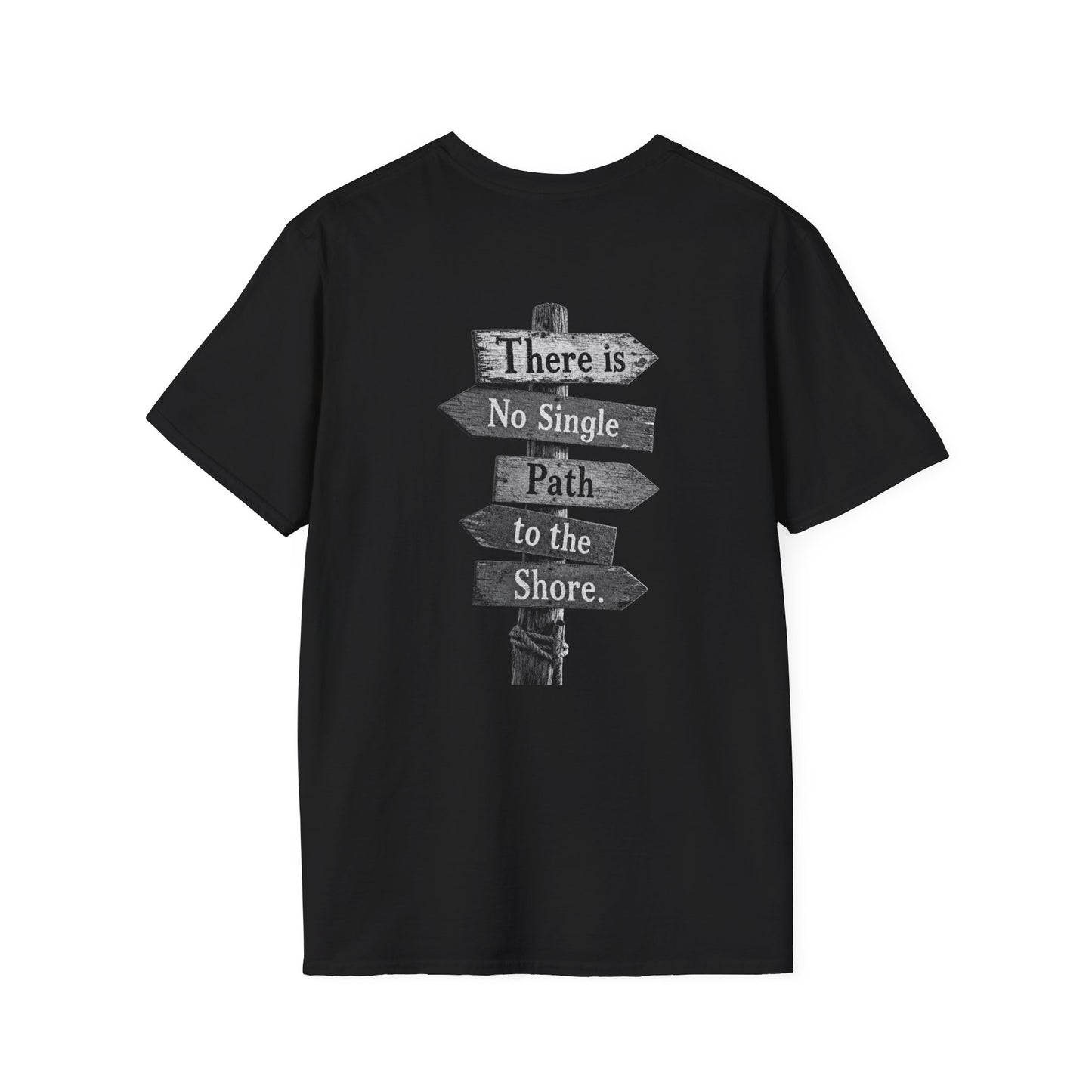 No Single Path Graphic Tee – Wooden Signpost