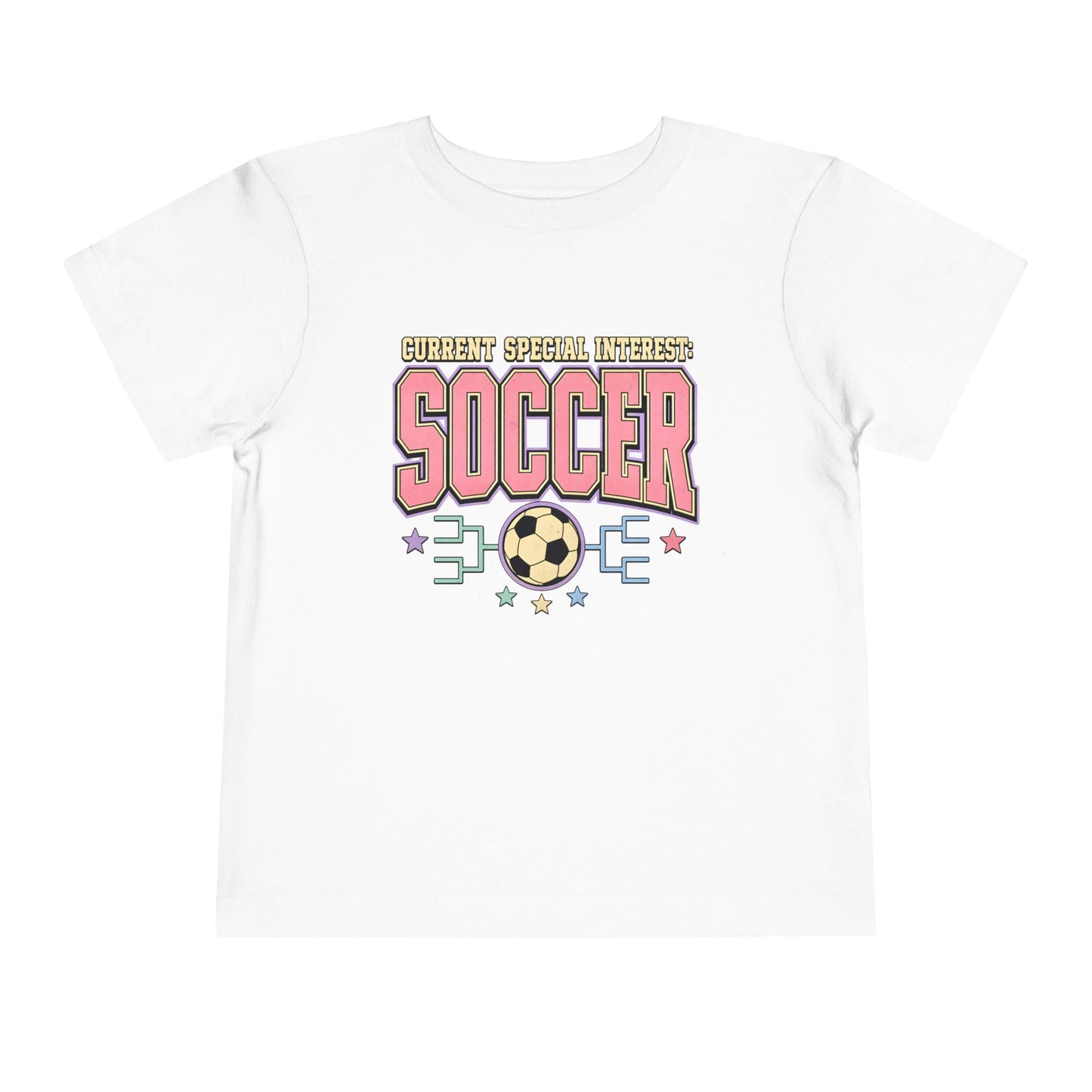 Toddler Soccer Tee — "Currently Special Interest: Soccer" Kids Graphic Shirt