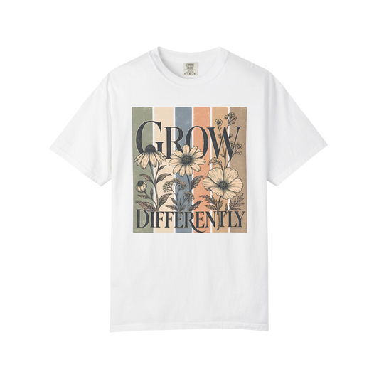 Grow Differently Floral T-Shirt