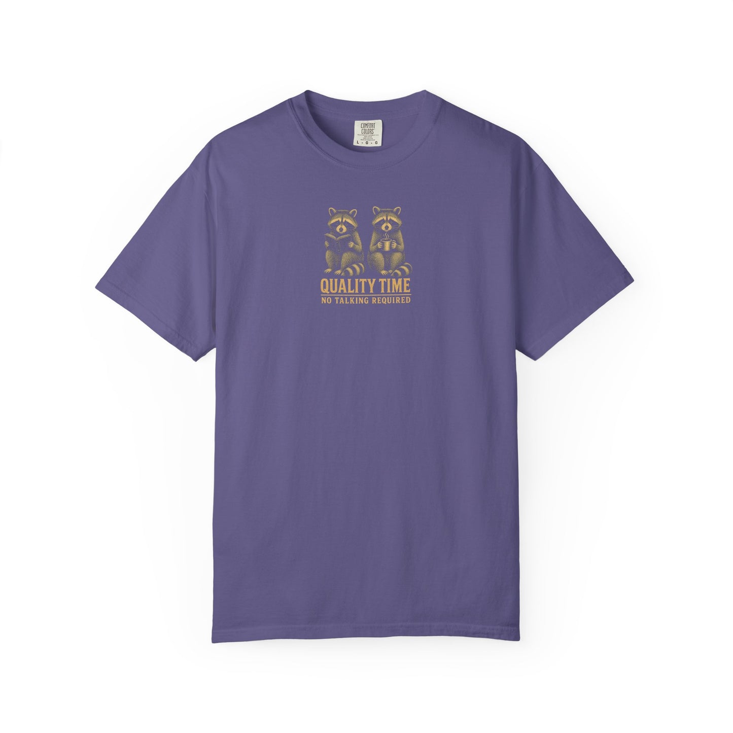 Quality Time Raccoons T-Shirt — Parallel play