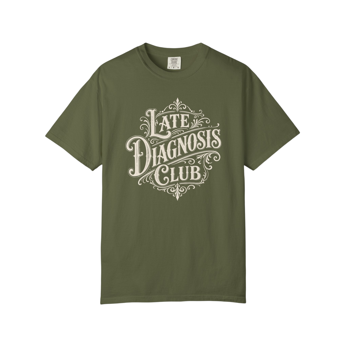 "Late Diagnosis Club" Autism ASD Vintage-Style Graphic Tee
