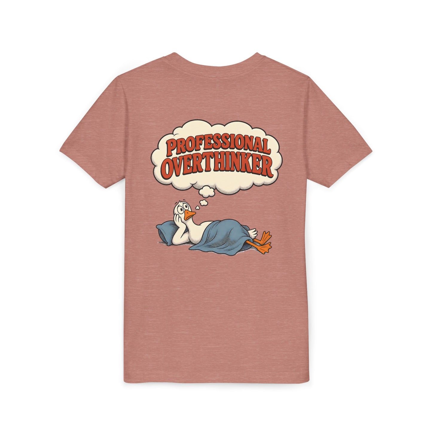 Youth Tee - "Professional Overthinker" Silly Goose Graphic BACK PRINT