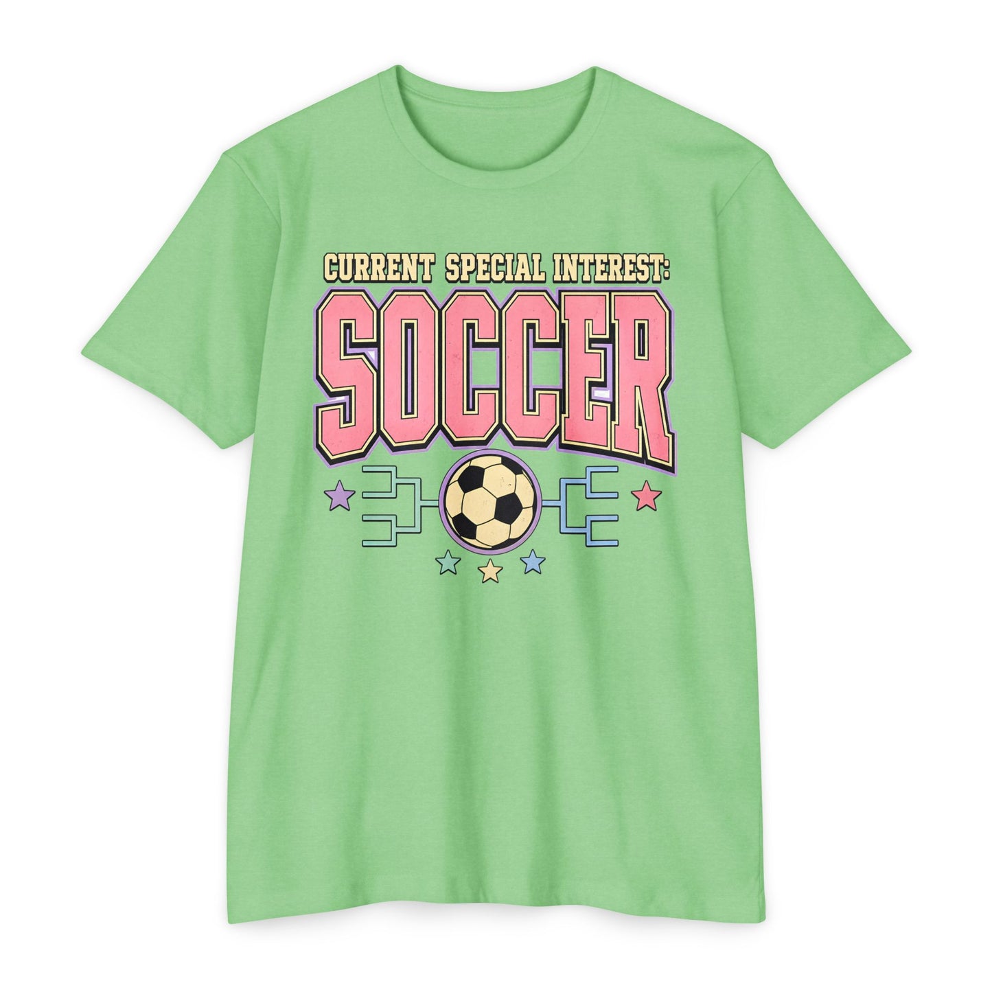 Soccer Graphic T-Shirt — "Current Special Interest: SOCCER" Retro Tee