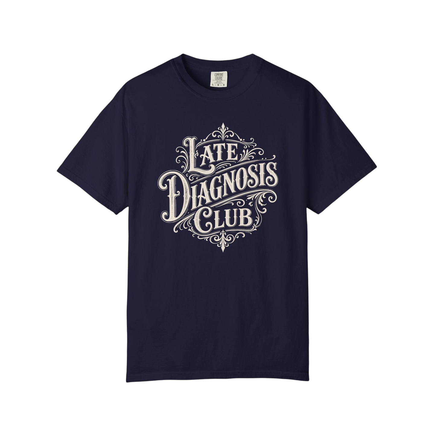 "Late Diagnosis Club" Autism ASD Vintage-Style Graphic Tee