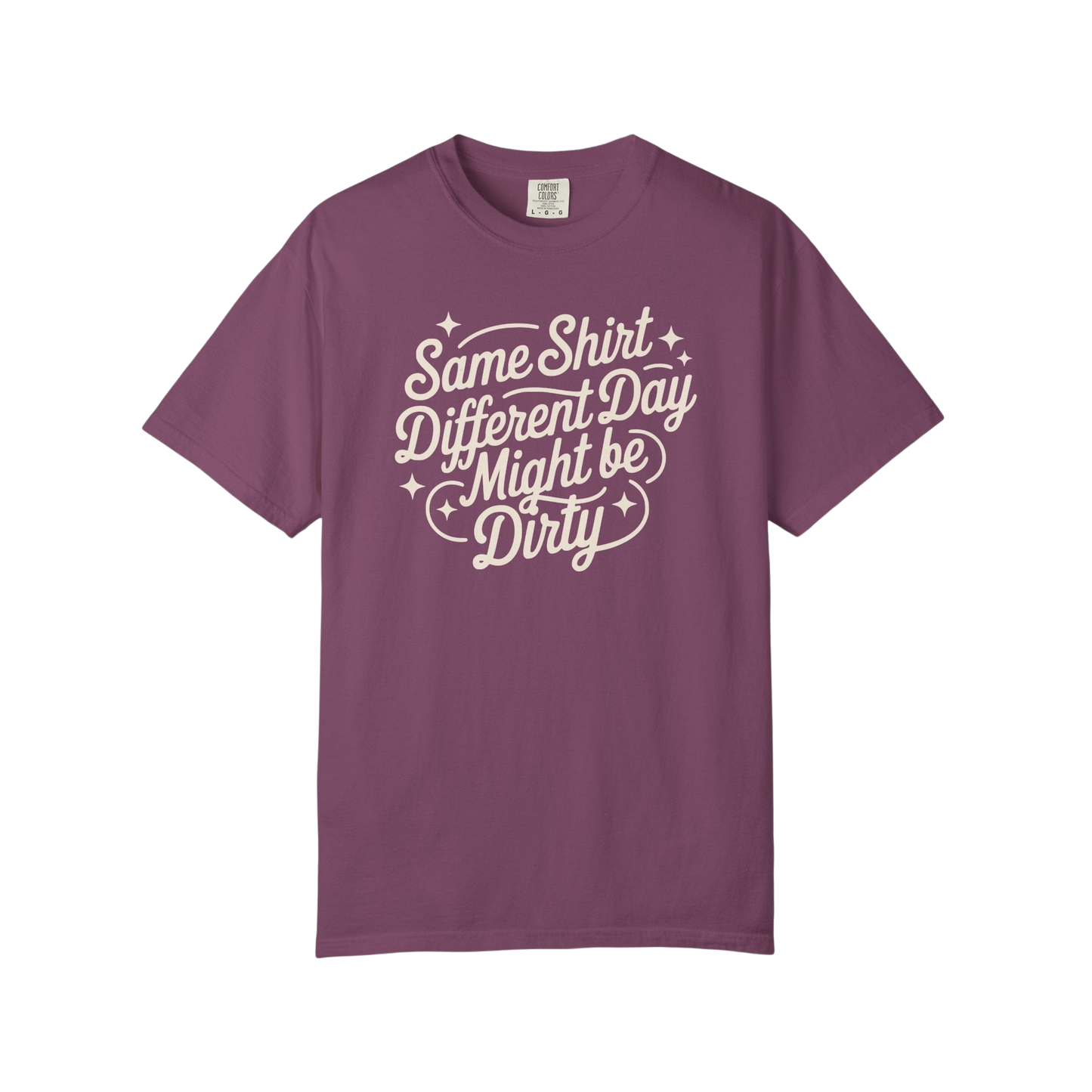 "Same Shirt Different Day Might Be Dirty" Autism Routine Minded Graphic Tee