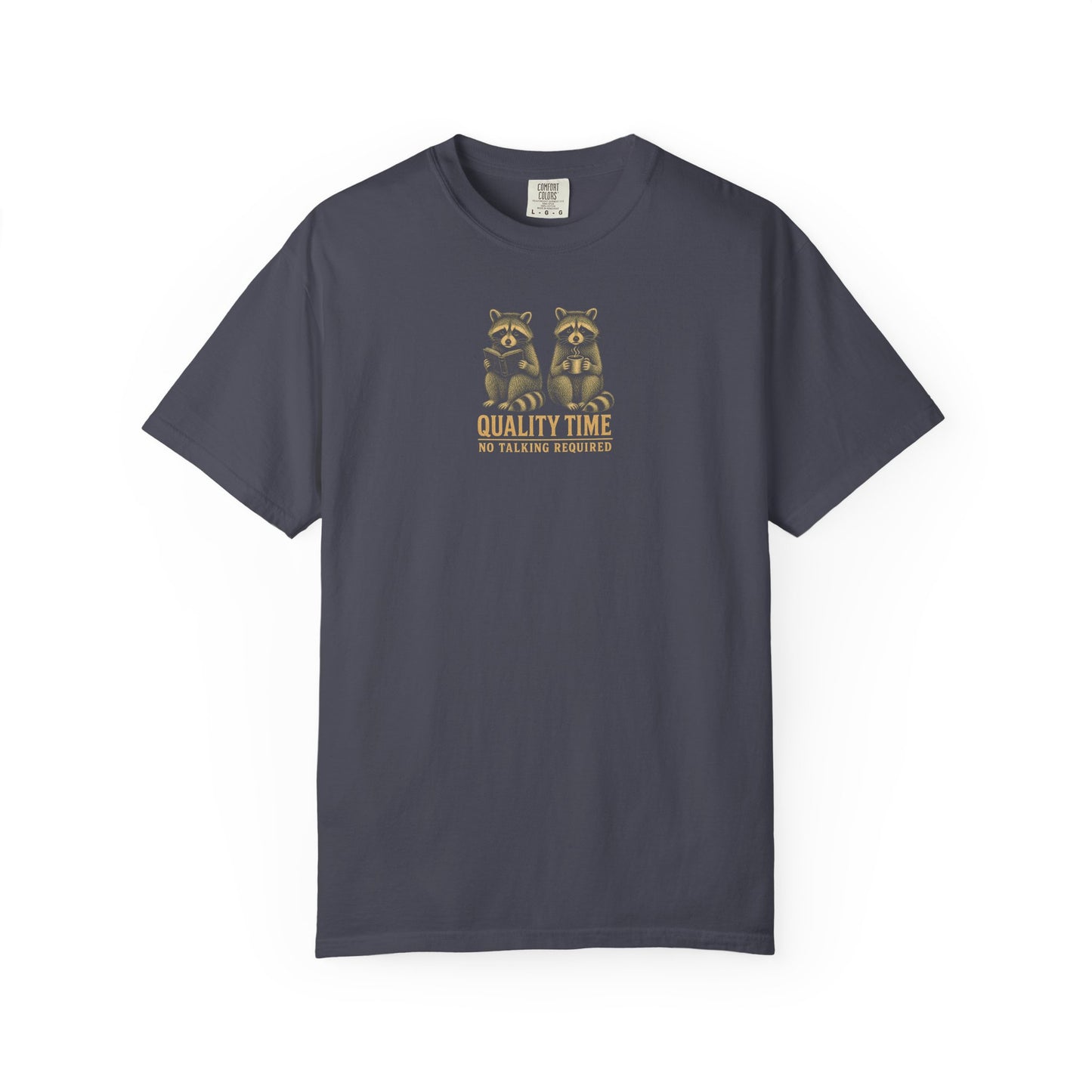 Quality Time Raccoons T-Shirt — Parallel play