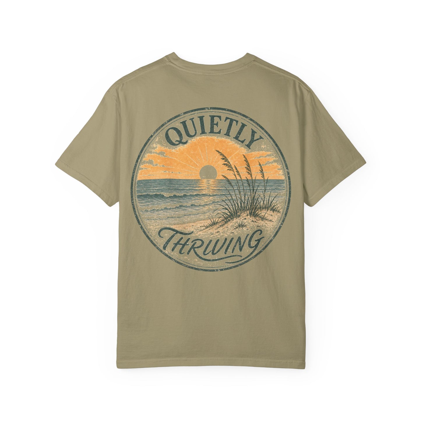 Quietly Thriving Sunset Beach T-Shirt