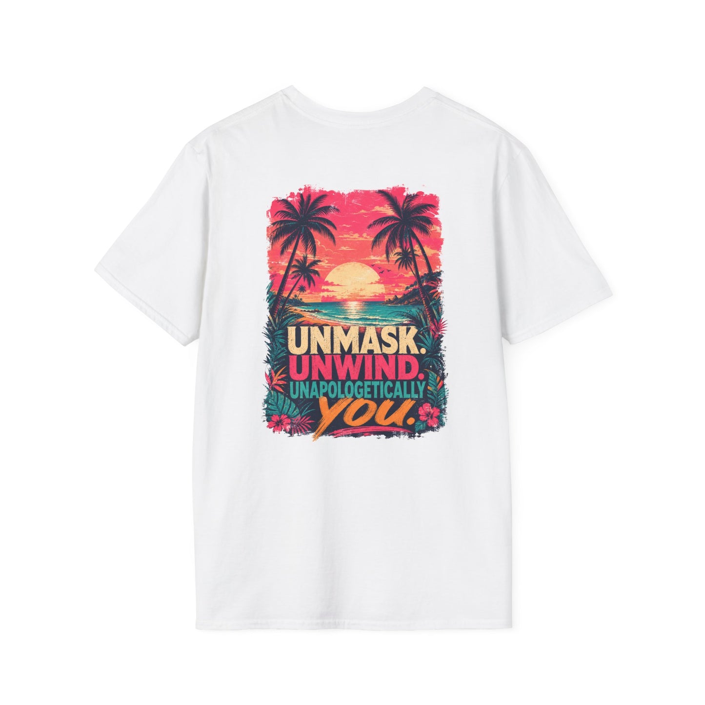 Unmask & Unwind Tropical Graphic Tee