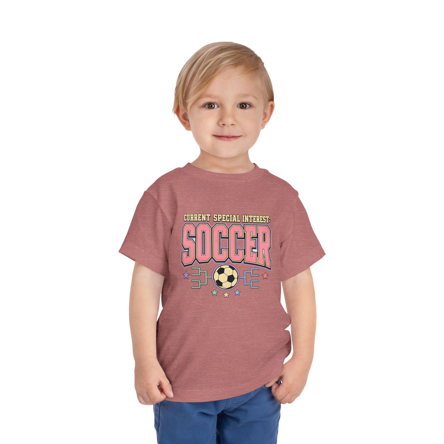 Toddler Soccer Tee — "Currently Special Interest: Soccer" Kids Graphic Shirt