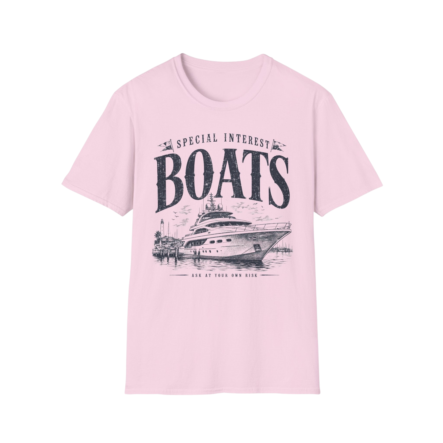 Boats Graphic T-Shirt — 'Special Interest Boats' Vintage Yacht Tee