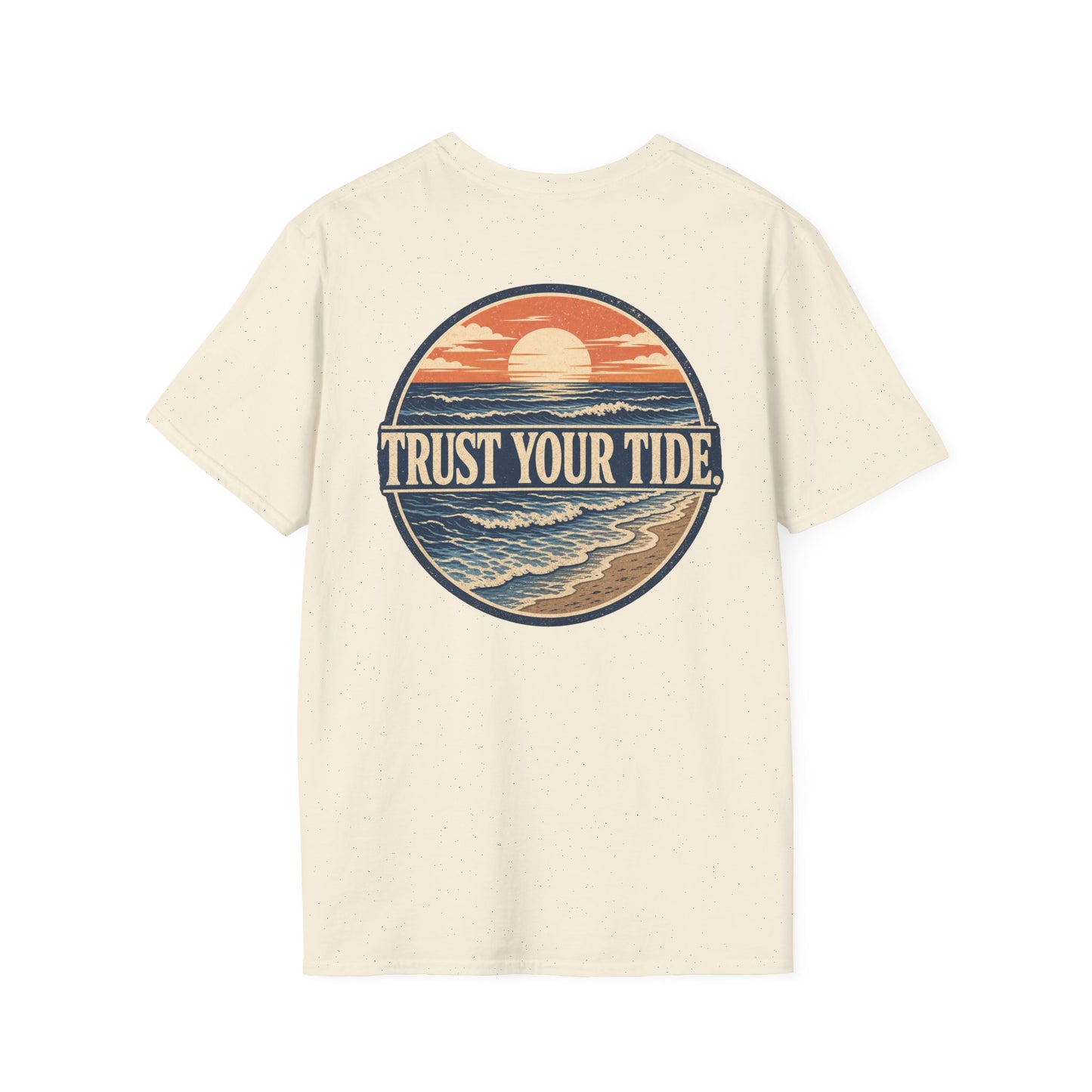 "Trust Your Tide" Vintage Sunset Graphic Tee