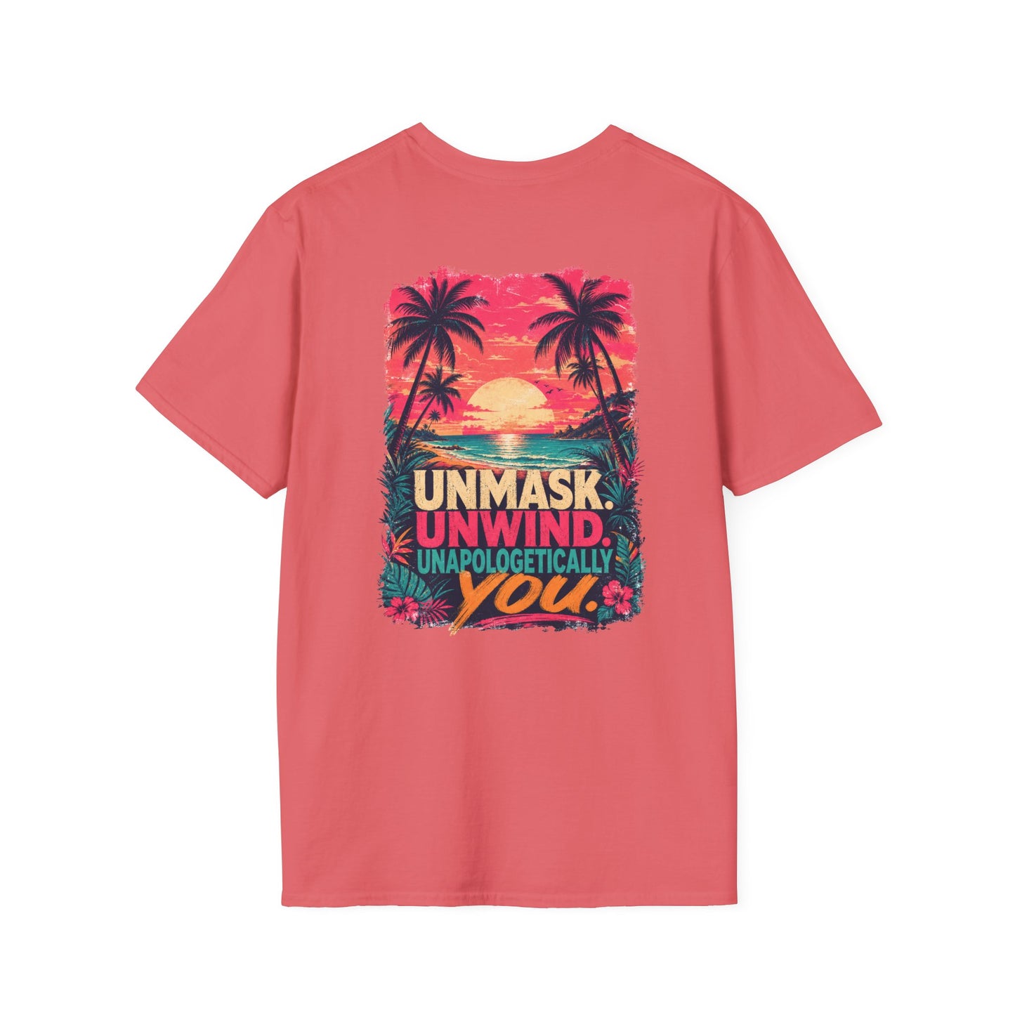 Unmask & Unwind Tropical Graphic Tee