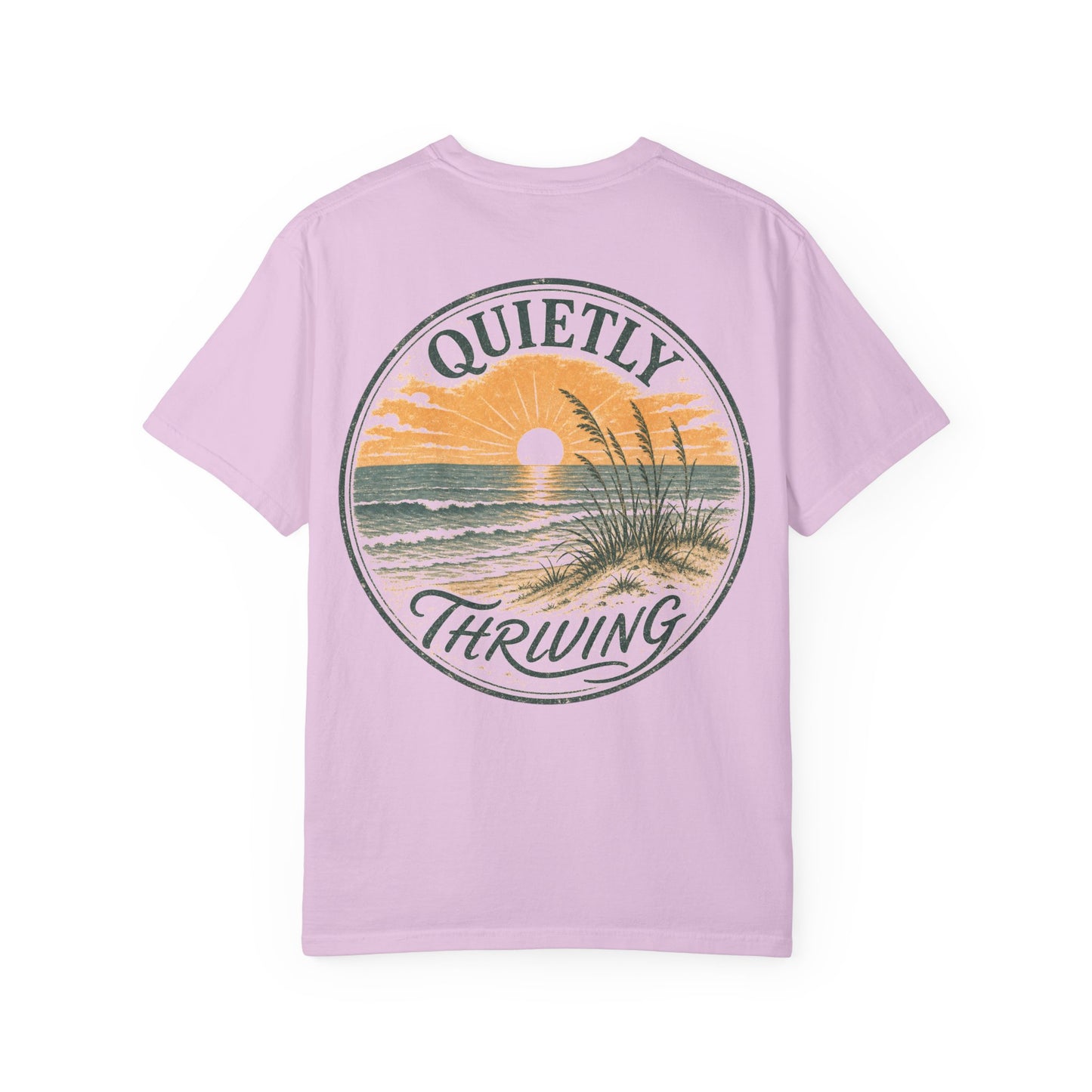 Quietly Thriving Sunset Beach T-Shirt