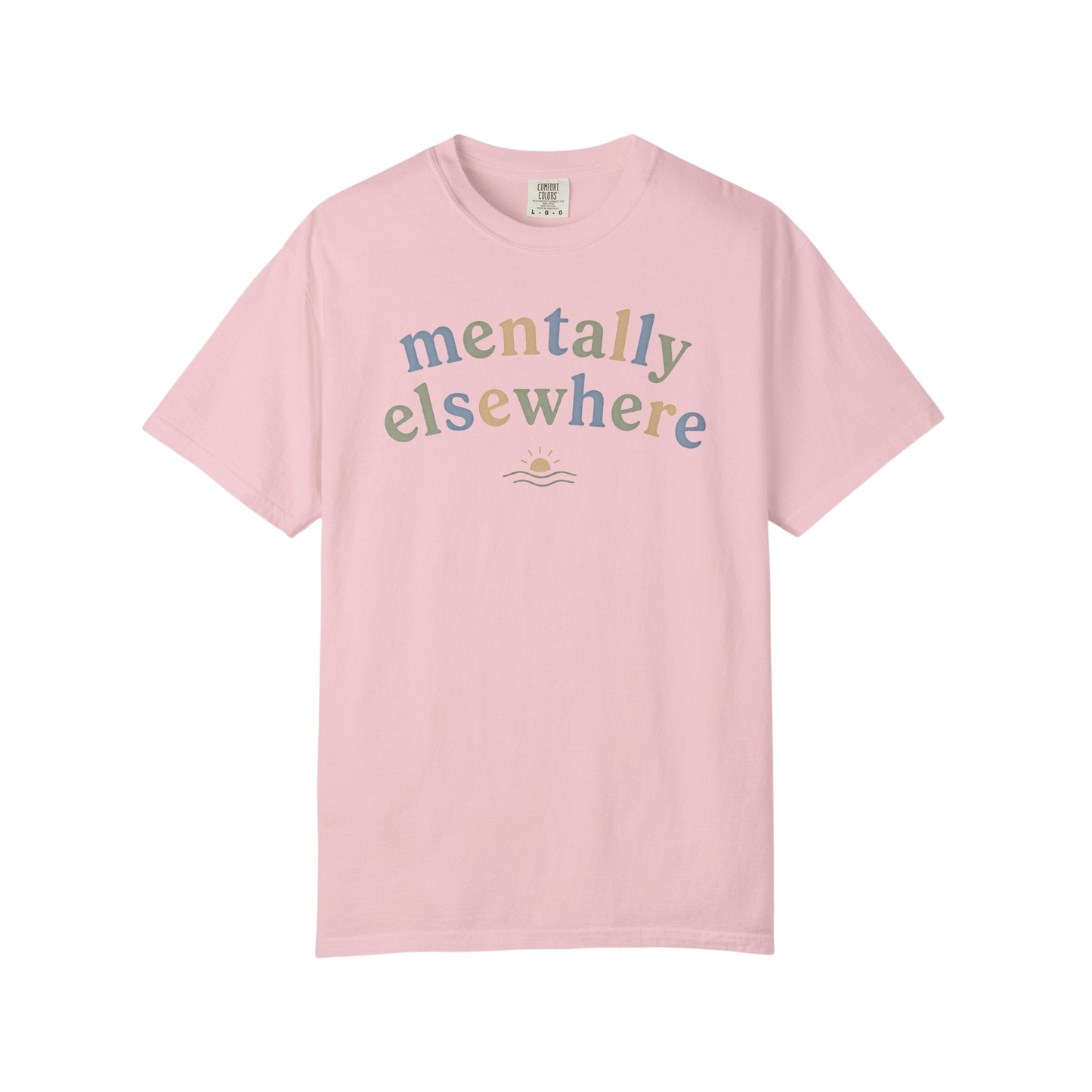 Mentally Elsewhere T-Shirt — Relaxed Vacation Vibe Tee