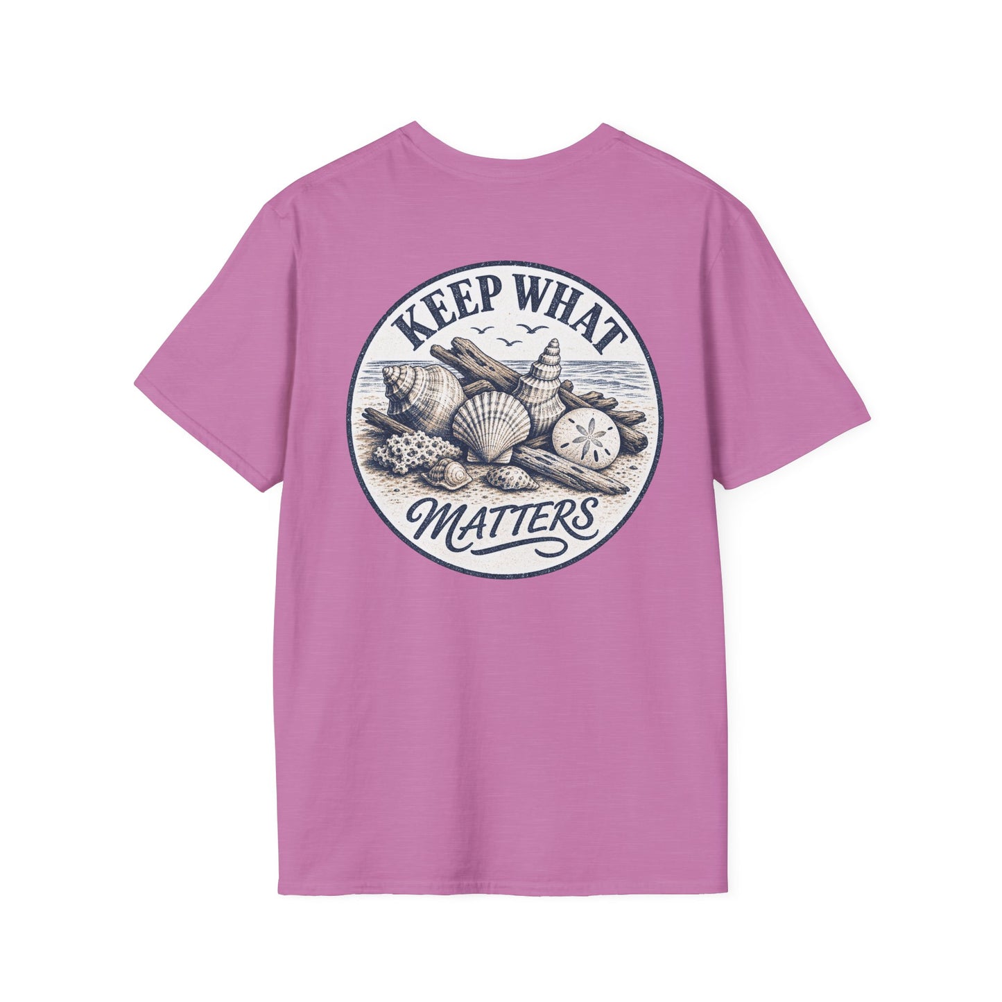 Keep What Matters Seashell Graphic T-Shirt