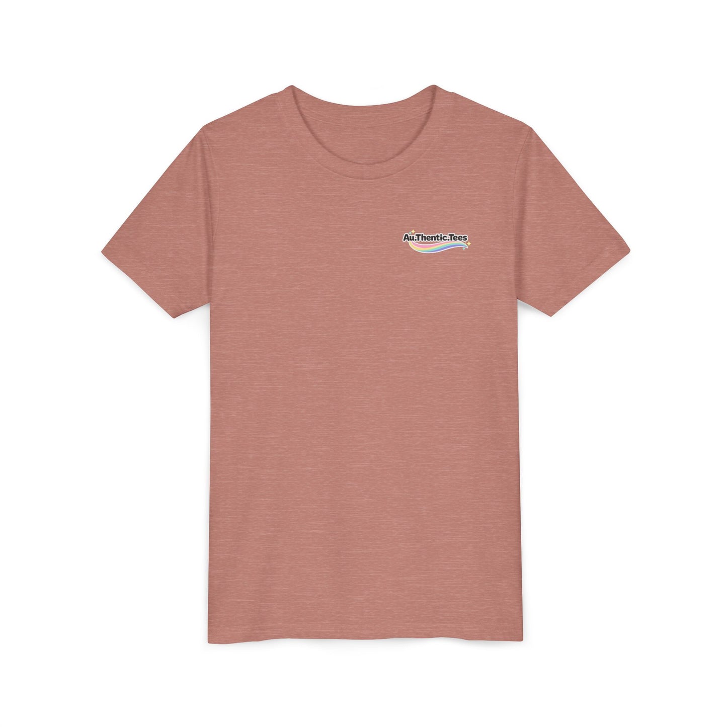 "Breakfast, Lunch & Dinner" Chicken Nugget Graphic Youth Tee — BACK PRINT