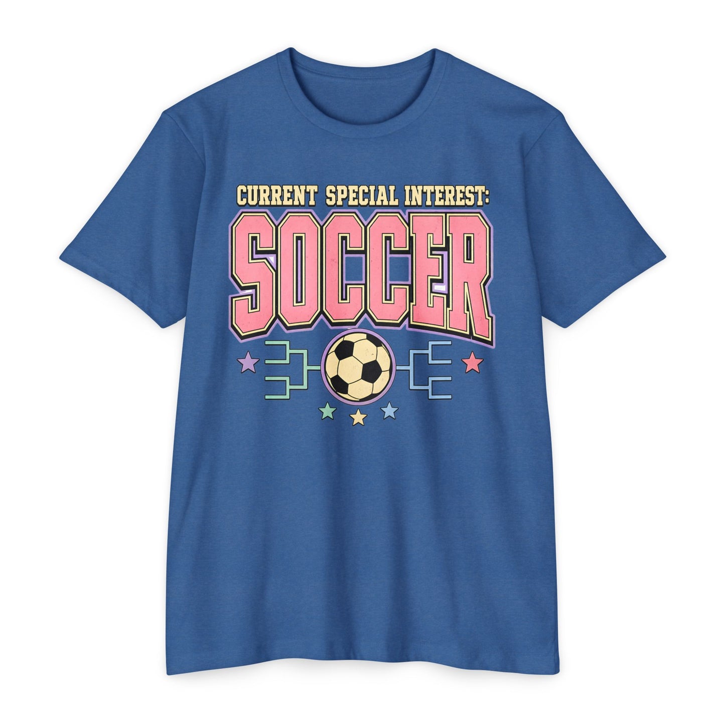 Soccer Graphic T-Shirt — "Current Special Interest: SOCCER" Retro Tee