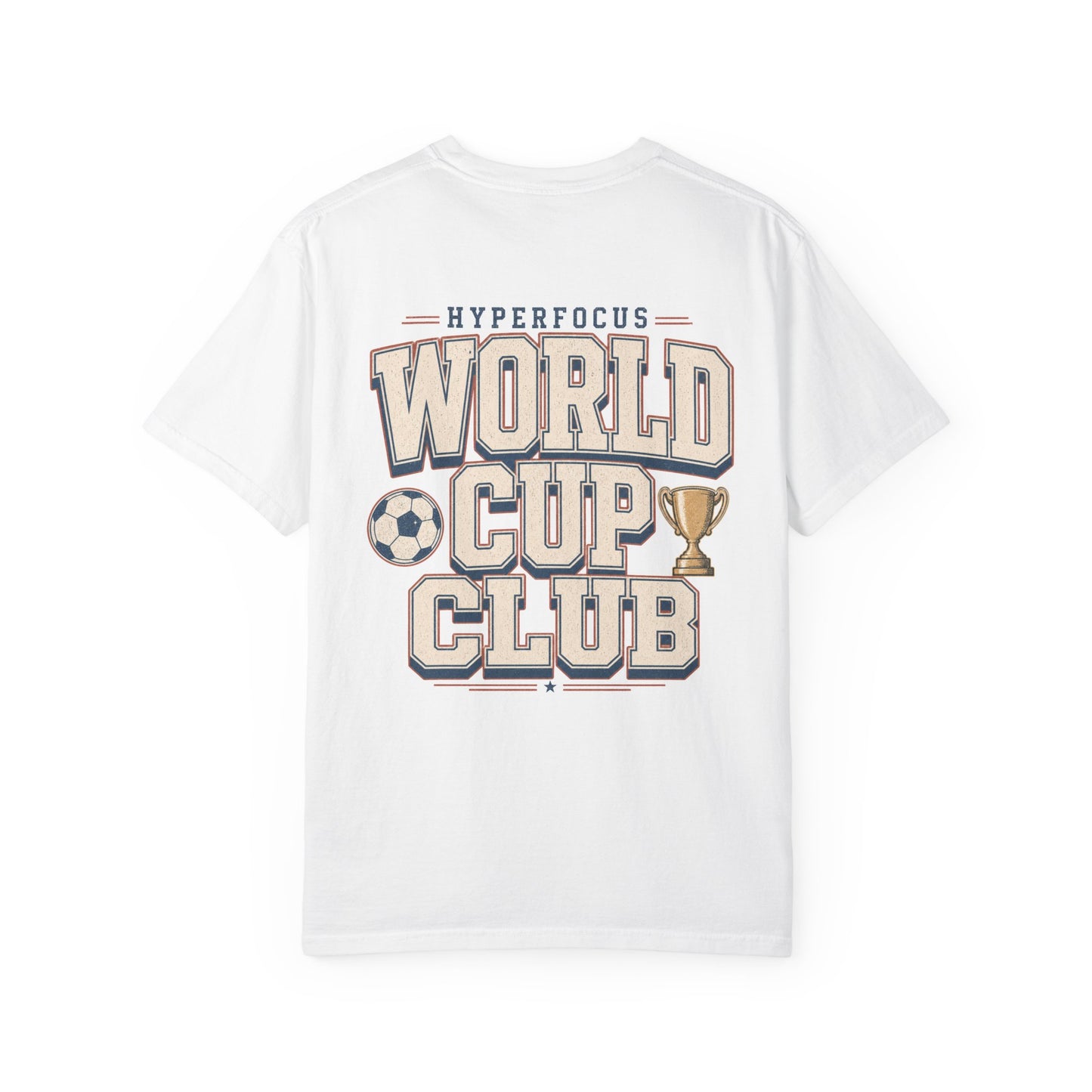 World Cup Club T-Shirt — Retro Soccer Graphic Tee BACK PRINT