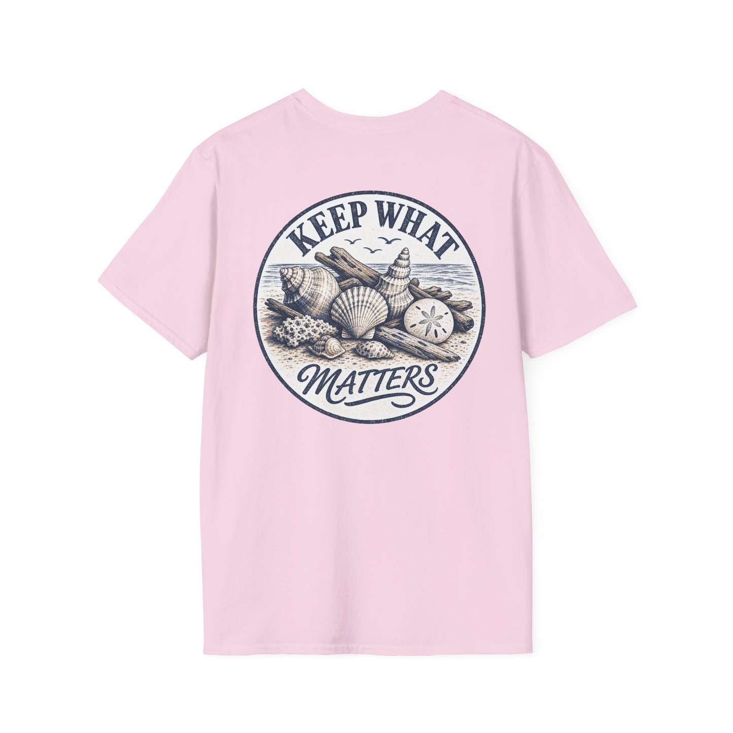 Keep What Matters Seashell Graphic T-Shirt