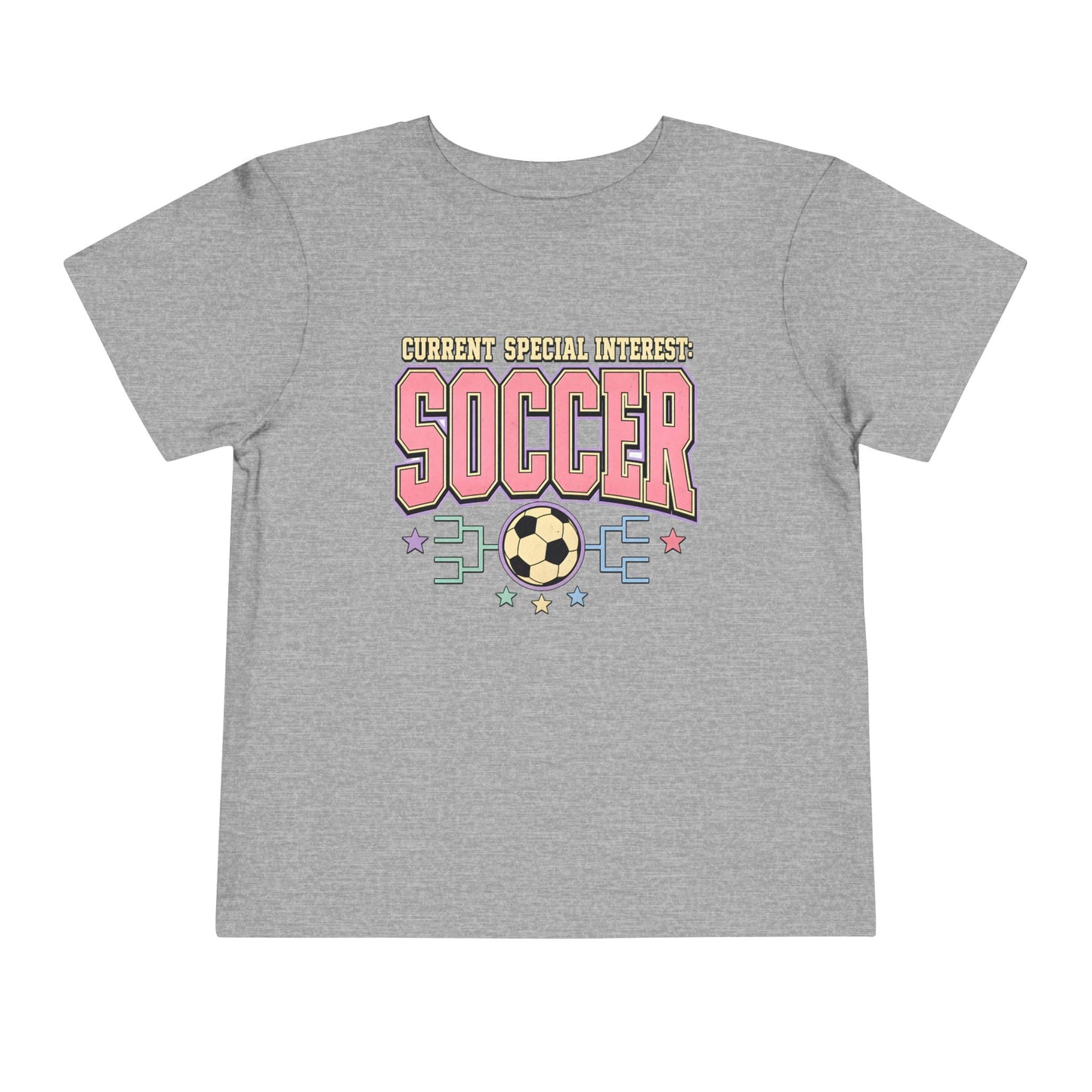 Toddler Soccer Tee — "Currently Special Interest: Soccer" Kids Graphic Shirt