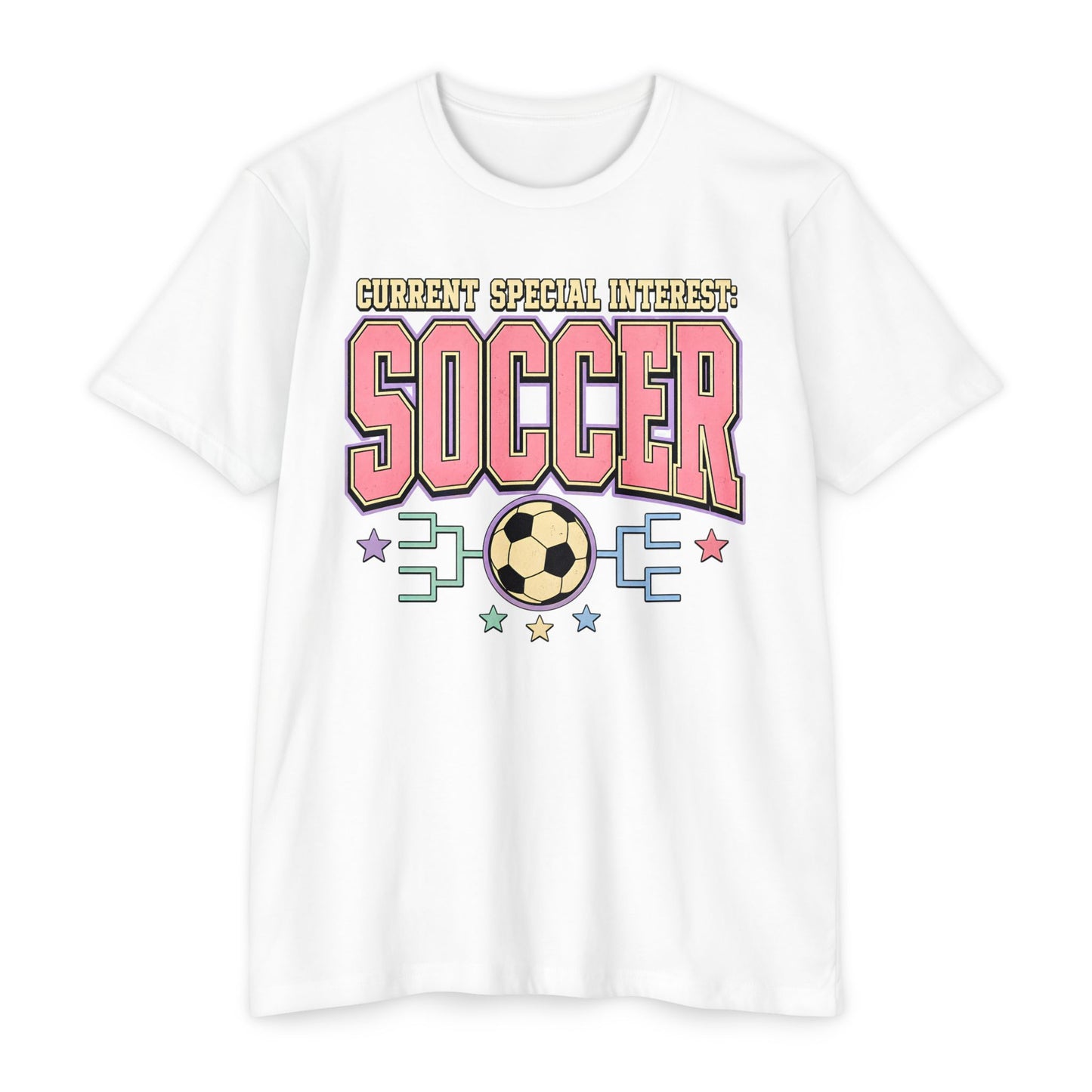 Soccer Graphic T-Shirt — "Current Special Interest: SOCCER" Retro Tee