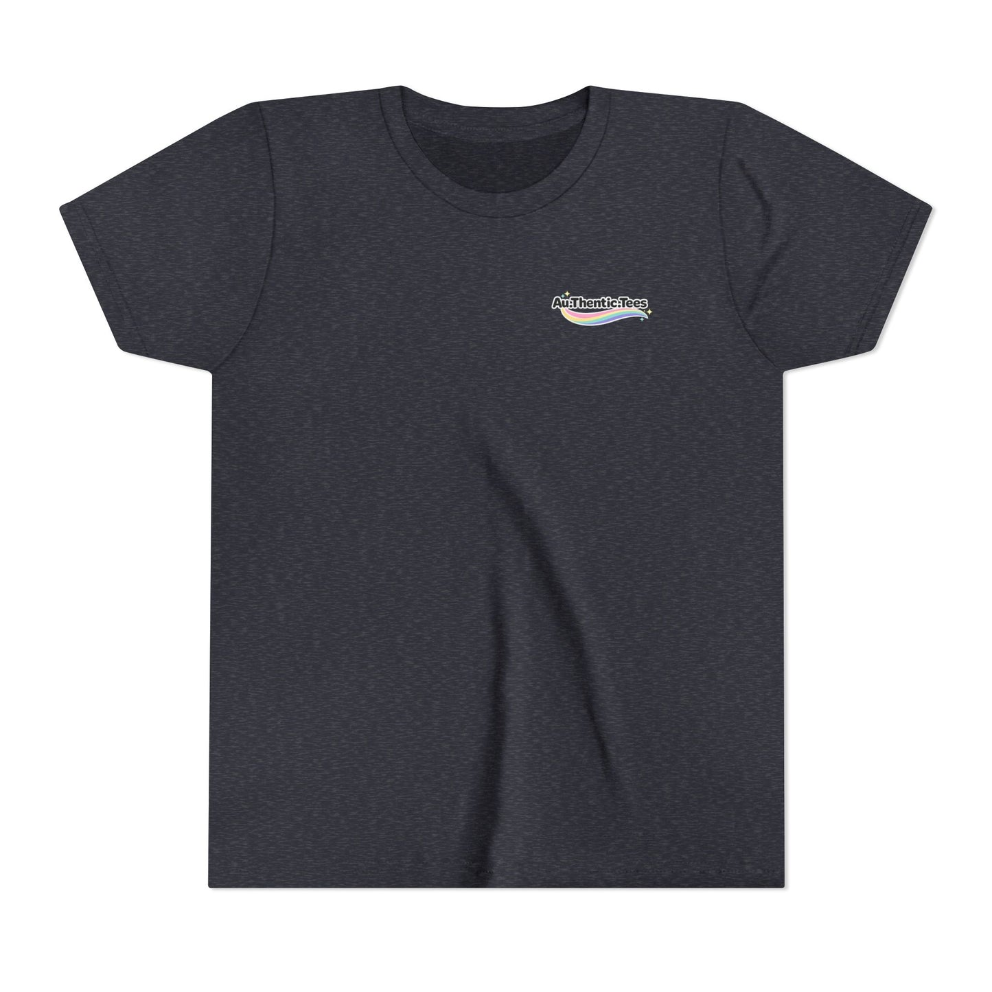 "Breakfast, Lunch & Dinner" Chicken Nugget Graphic Youth Tee — BACK PRINT