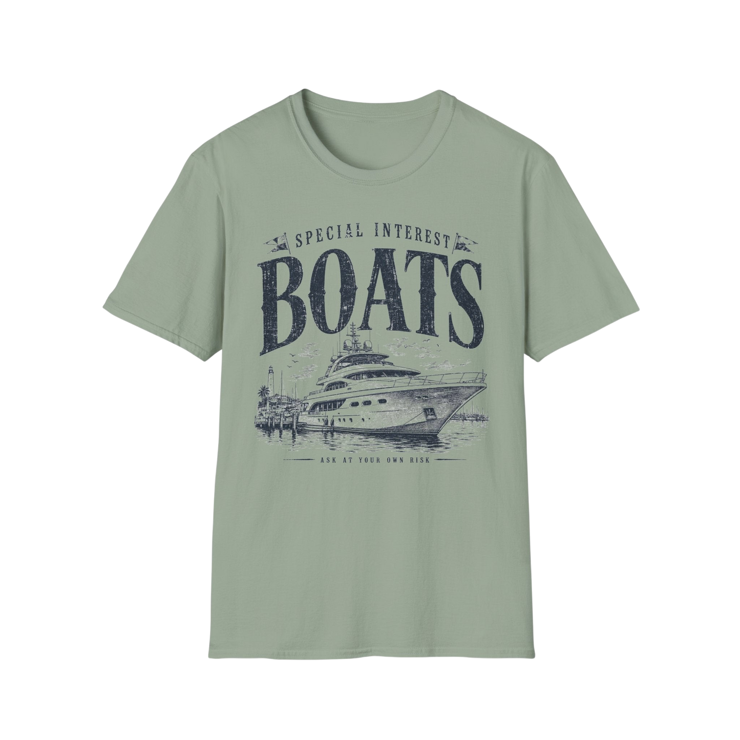 Boats Graphic T-Shirt — 'Special Interest Boats' Vintage Yacht Tee