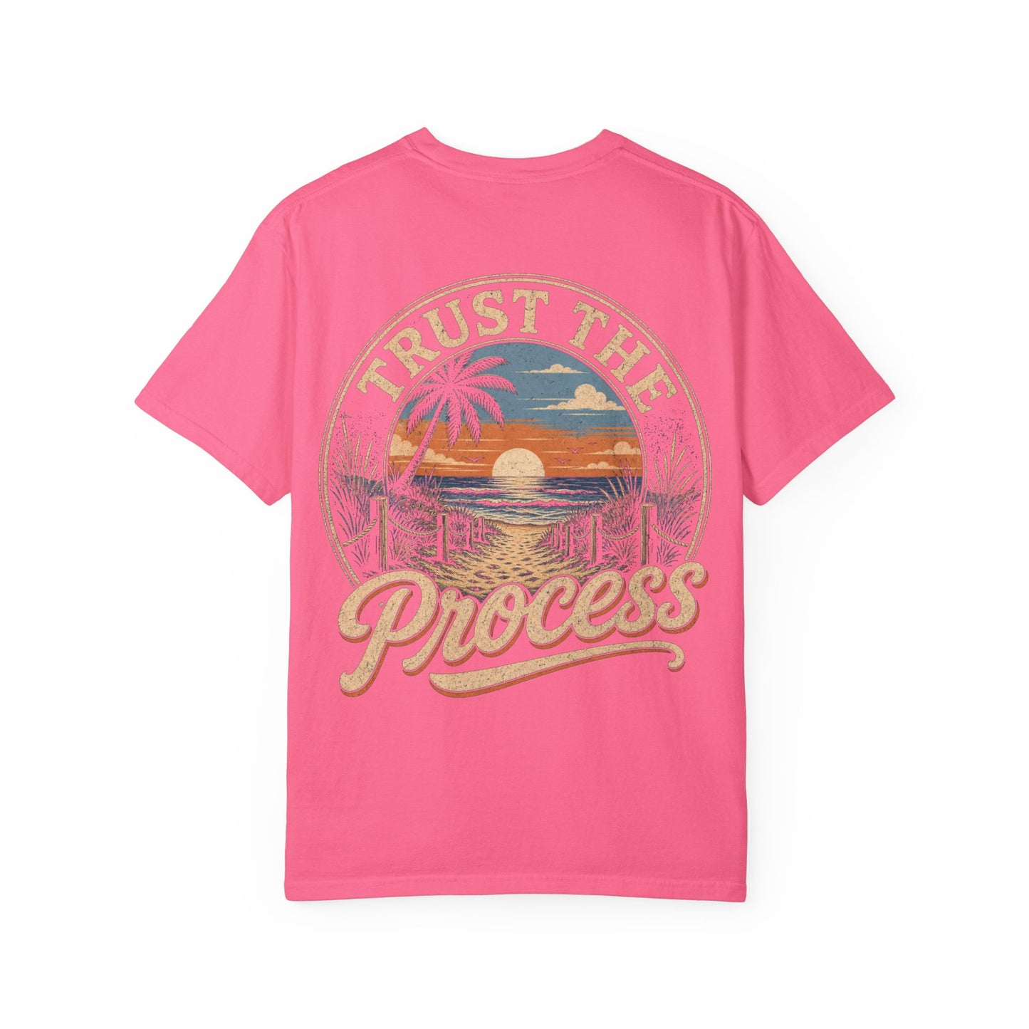 Trust the Process Beach Sunset T-Shirt