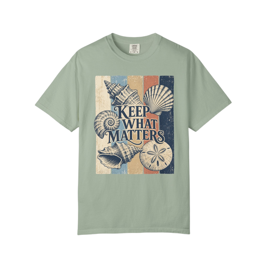 Keep What Matters Seashell T-Shirt