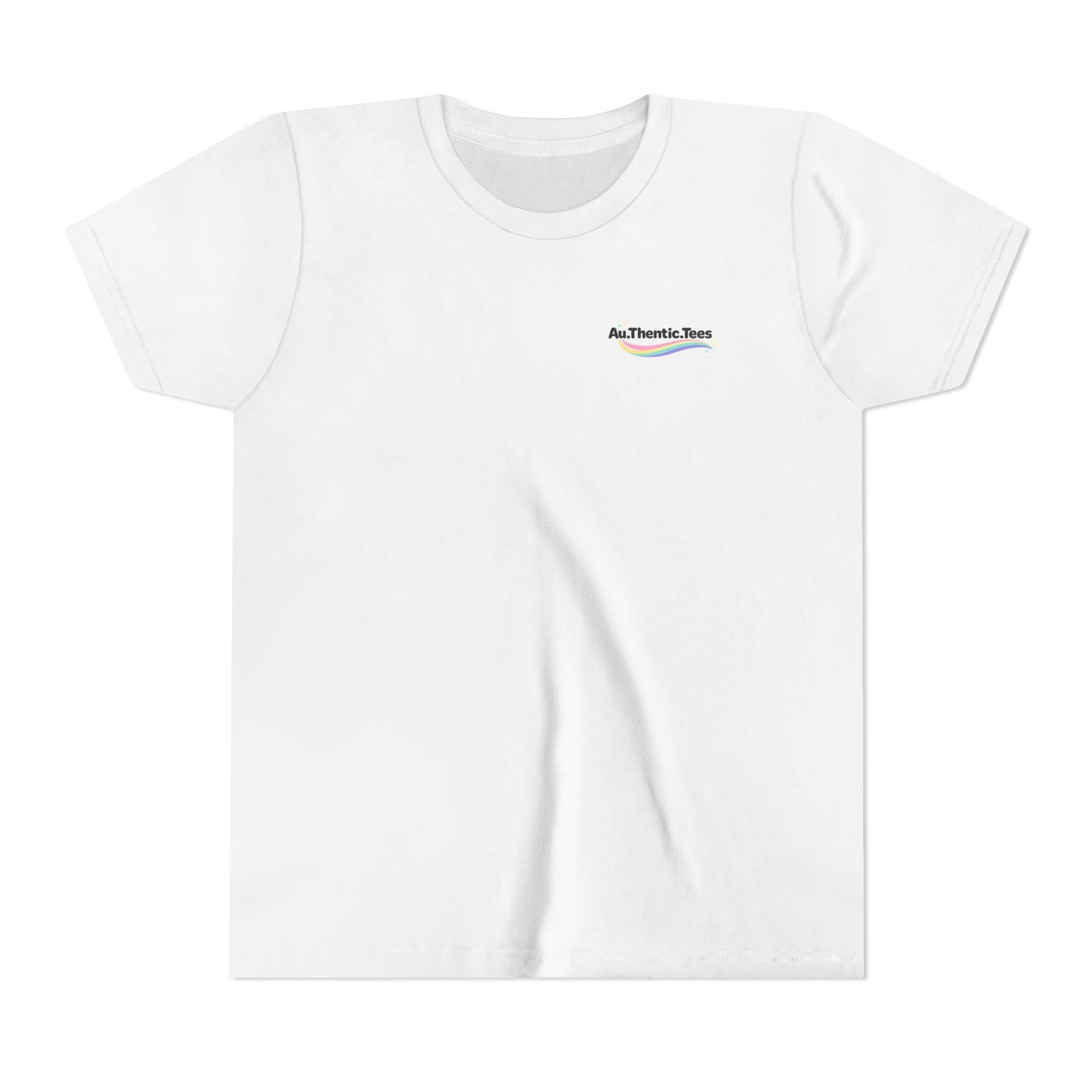 "Breakfast, Lunch & Dinner" Chicken Nugget Graphic Youth Tee — BACK PRINT