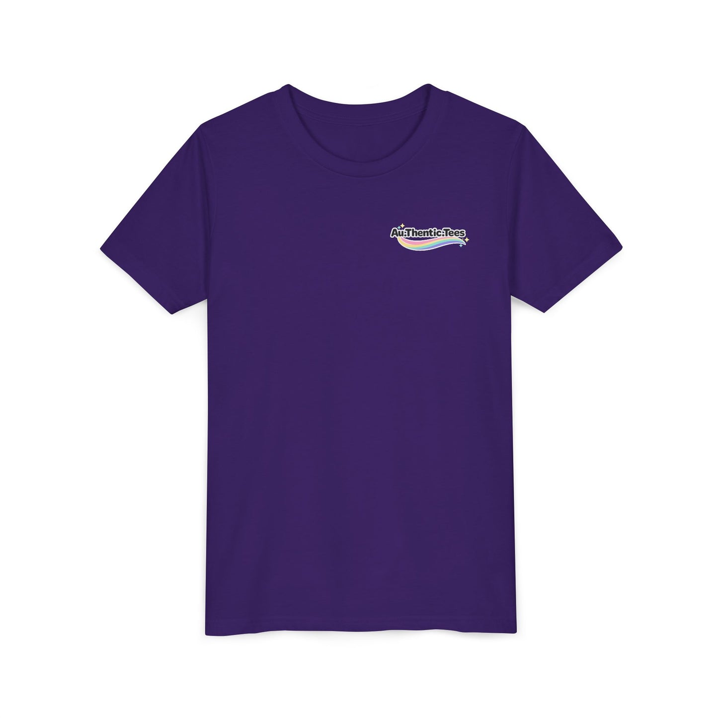 Youth Tee — Social Battery Low Silly Goose Graphic BACK PRINT